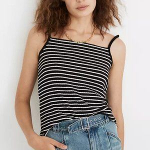 MADEWELL Ribbed Striped Tank Top | XS
